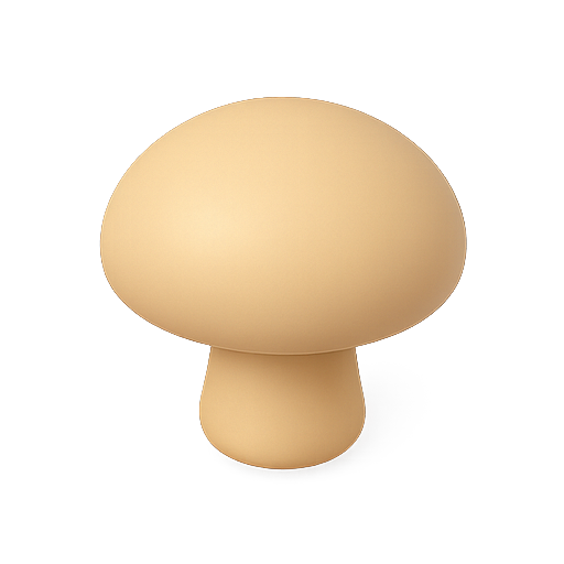 mushroom, 3d model, object