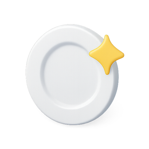Plate, dinnerware, kitchen icon