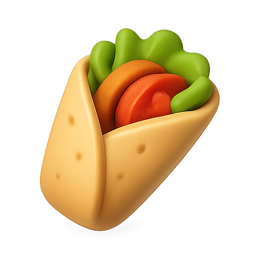 Food, taco, vegetables icon