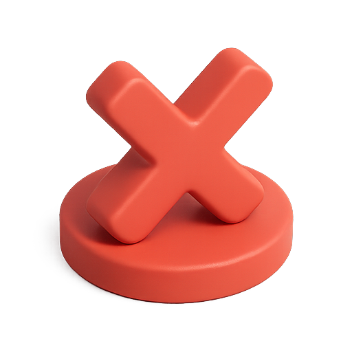 3d, red, shape icon