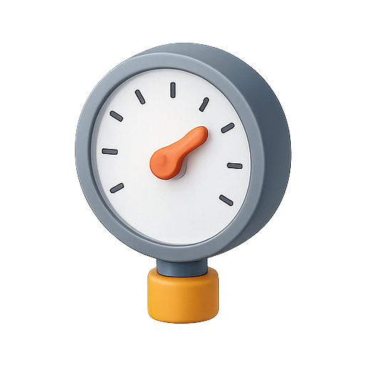 Gauge, timer, measurement icon