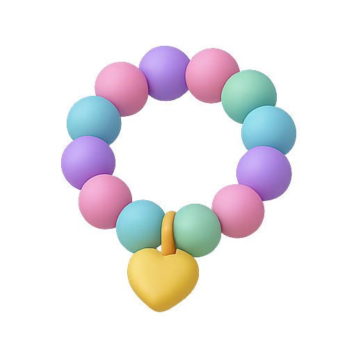Bracelet, toy, colorful icon