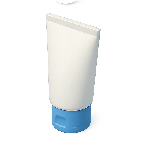 Tube, container, cosmetic icon