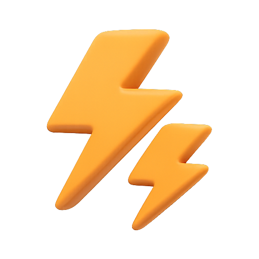 Lightning, energy, power icon