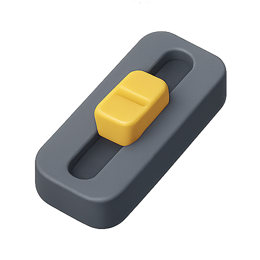 Slider, toggle, control icon
