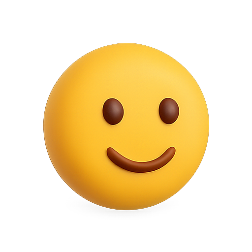 Smiley, emoticon, 3d icon