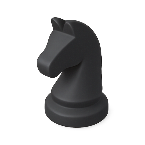 Chess, knight, 3d icon
