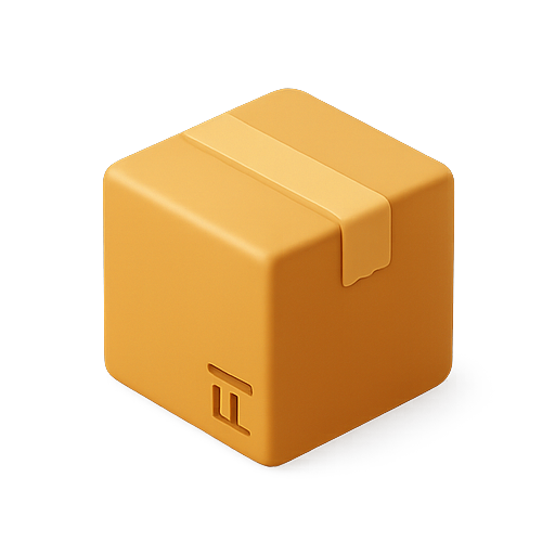 3d model, digital design, block icon