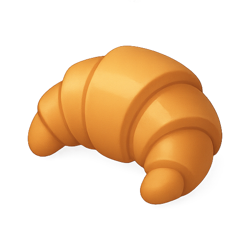 Croissant, pastry, bakery icon