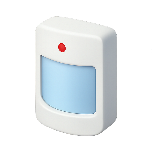 Sensor, blue, white icon