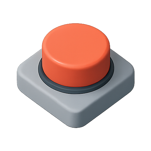 Button, 3d, interactive icon