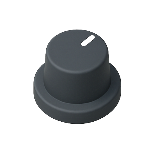 Cap, 3d model, gray icon