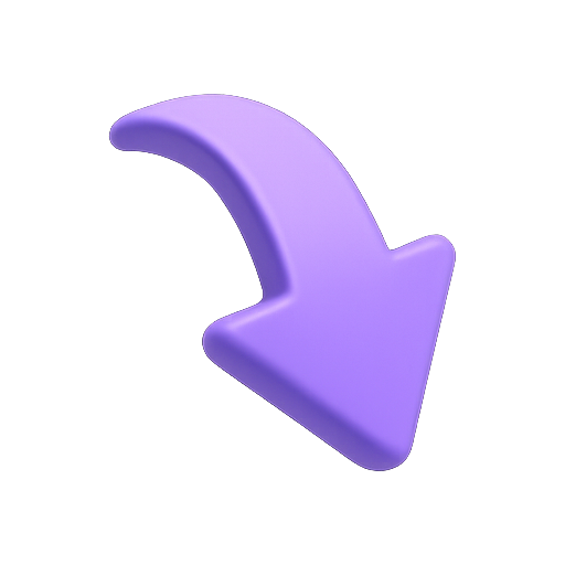 Arrow, 3d, down icon