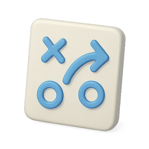 Strategy, game, plan icon