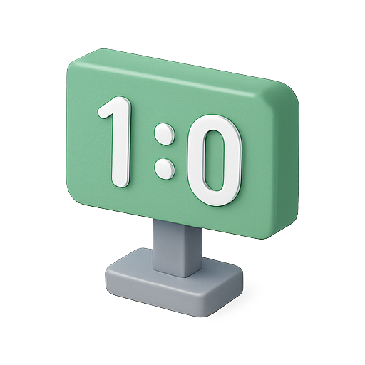 Scoreboard, 3d, gaming icon