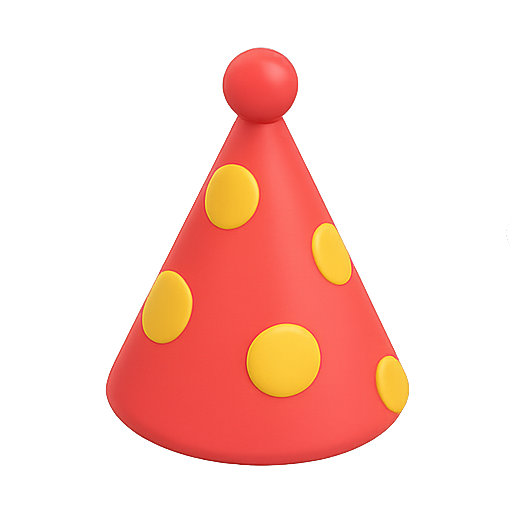 Party, celebration, hat icon