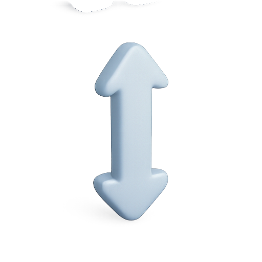 Up, down, arrow icon