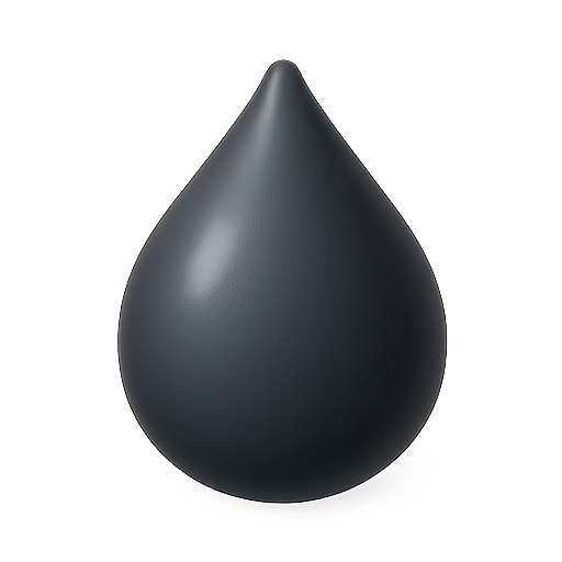 Drop, 3d, shape icon