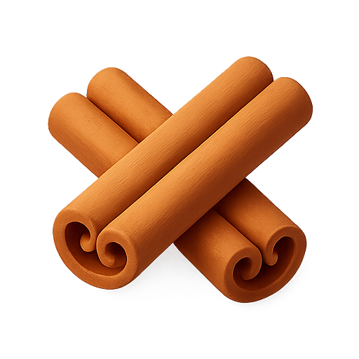 Cinnamon, spices, aromatic icon