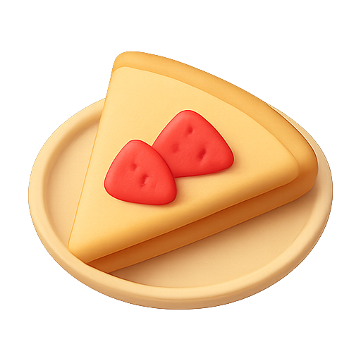 Pizza, dessert, food icon