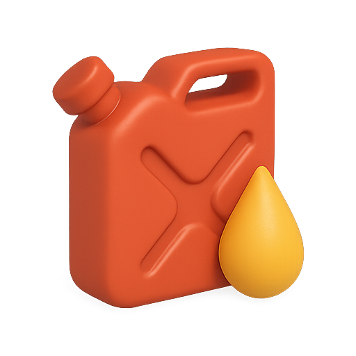 Fuel, canister, gasoline icon
