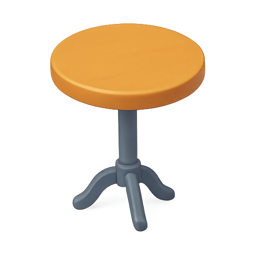 Table, 3d, furniture icon