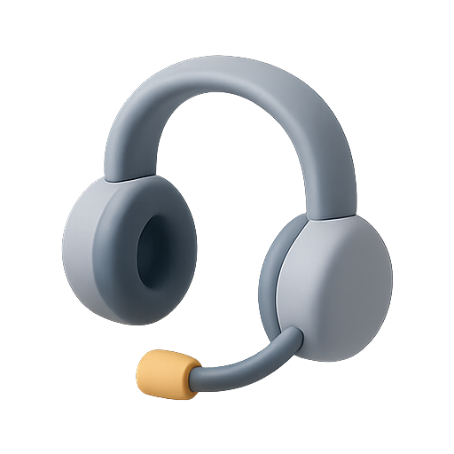 Headset, headphones, audio icon