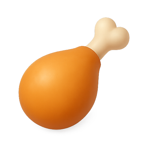 Chicken, food, toy icon