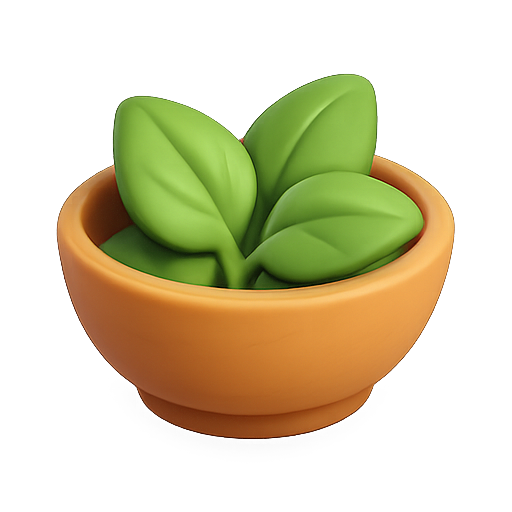 Plant, leaves, pot icon