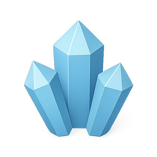 crystal, geometric, 3d