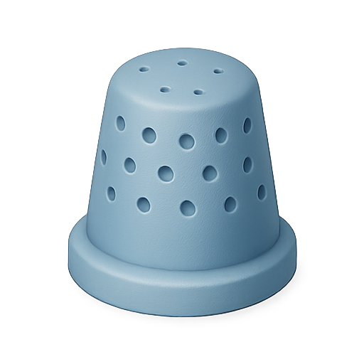 Container, 3D, blue icon