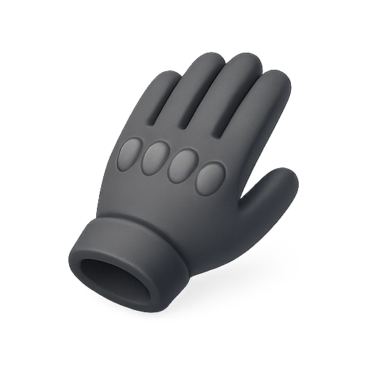 Hand, gesture, 3d model icon