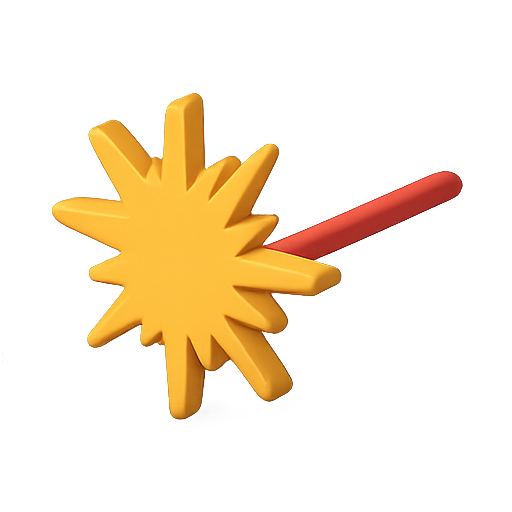 3d, animation, star icon