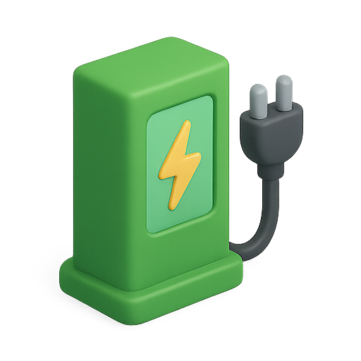 charging station, green, energy