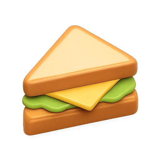 Sandwich, food, cheese icon