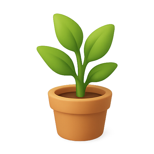Plant, pot, greenery icon