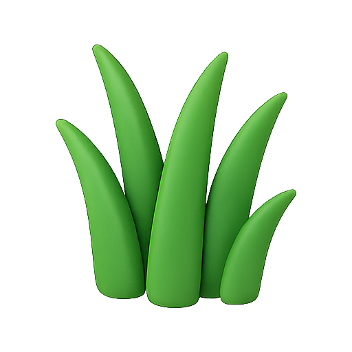 Grass, greenery, plant icon