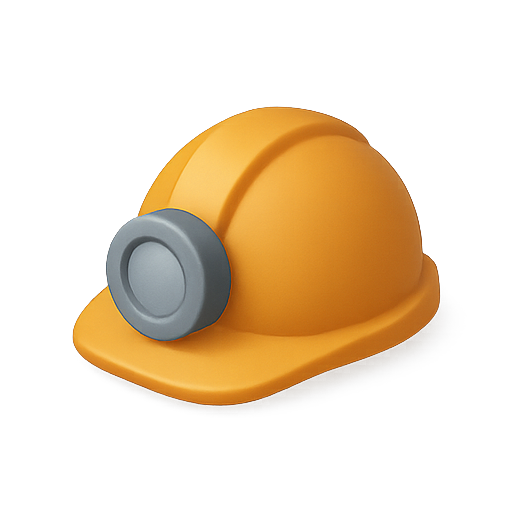 Hard hat, construction, safety icon