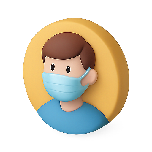 3d, character, face icon
