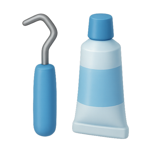 Toothpaste, dental, hygiene icon
