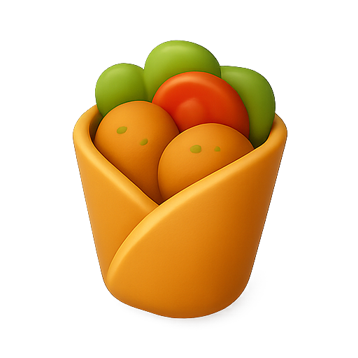 Food, vegetables, 3d icon