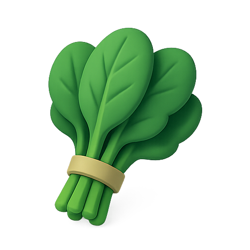 Vegetables, spinach, healthy icon