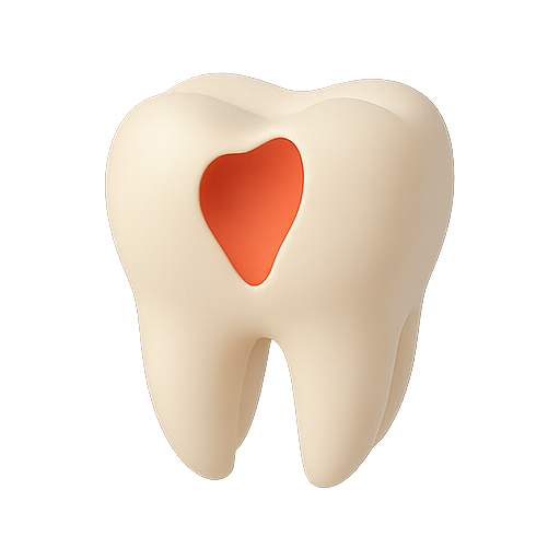 Tooth, dental, heart icon