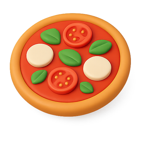 Pizza, food, 3d icon