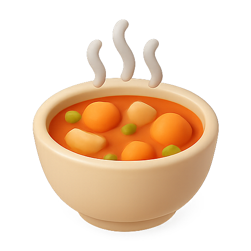 Soup, bowl, food icon