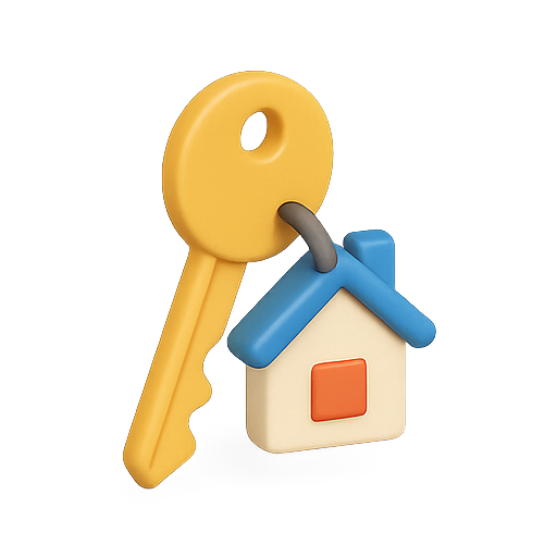 Key, house, home icon