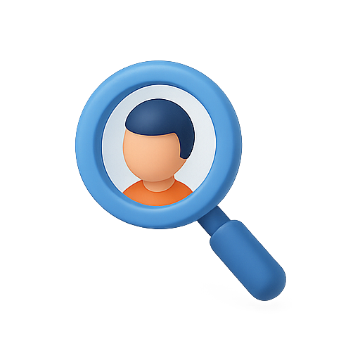 Search, person, avatar icon