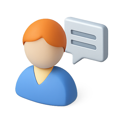 Person, communication, chat icon