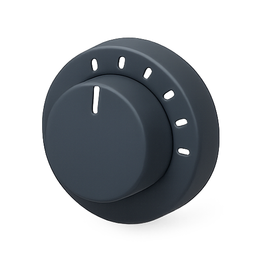 Knob, control, dial icon