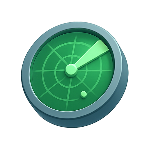 Radar, monitoring, tracking icon